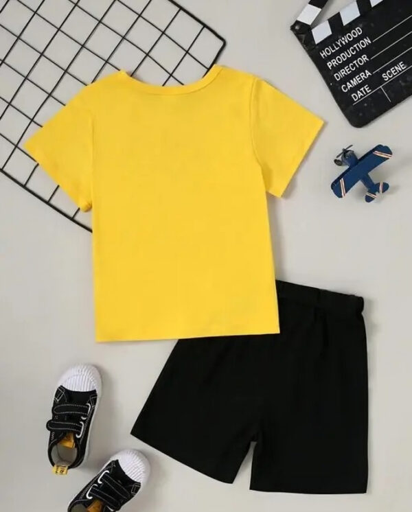 Tom & Jerry Cartoon Print T-Shirt and Shorts Set for Kids – 2 Piece Summer Outfit (Unisex) - Image 2