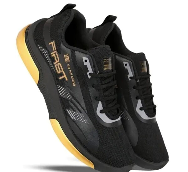 Men’s Lightweight Mesh Sneakers with Bold Blue Detailing – Sports & Casual Shoes - Image 4