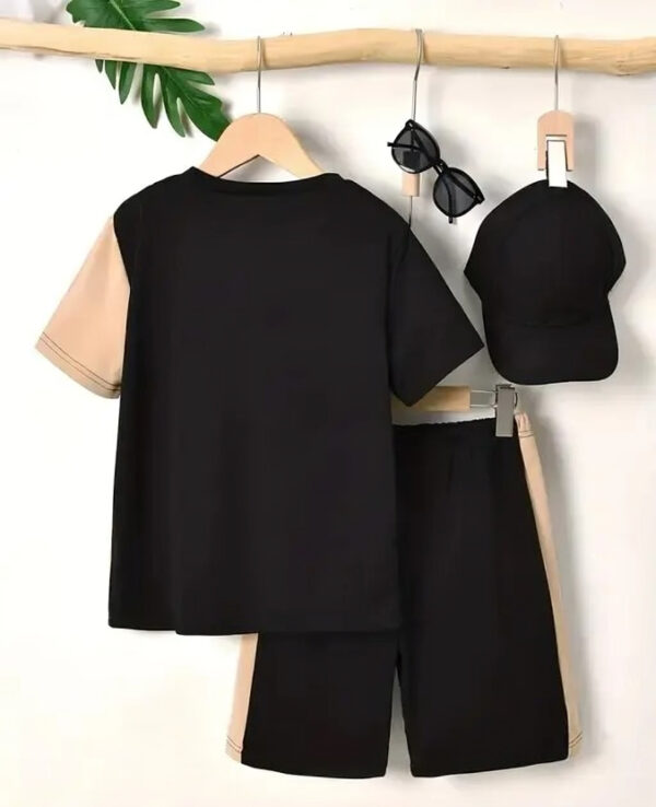 Stylish 'Wild Boy' Half Sleeve T-Shirt & Shorts Co-ord Set for Boys - Image 5