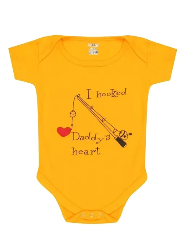 Pack of 5 Cotton Baby Rompers with Funny Quotes – Unisex Bodysuits for Newborn & Infants - Image 2